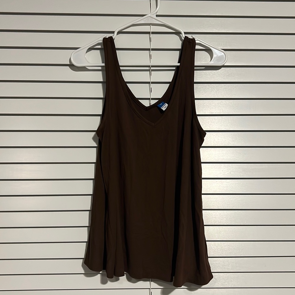 Brown active Tank top